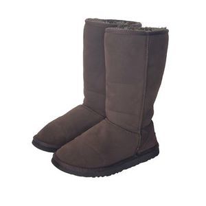 Ugg Australia Womens Classic Tall Boots Brown Sheepskin Knee High Pull On 11